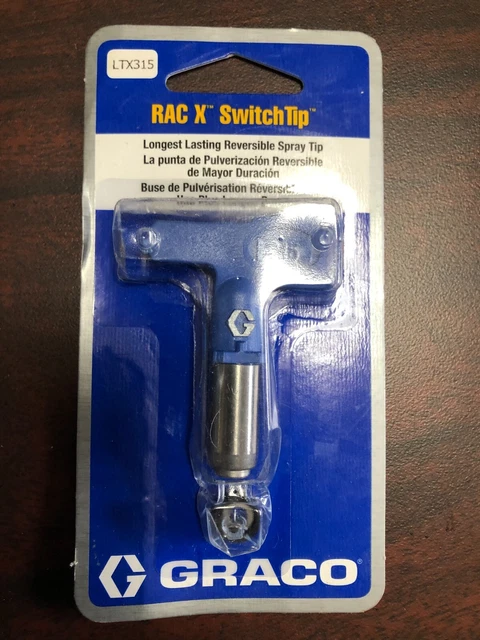 New Graco RAC X SwitchTip Reversible Spray Tip Part# LTX315