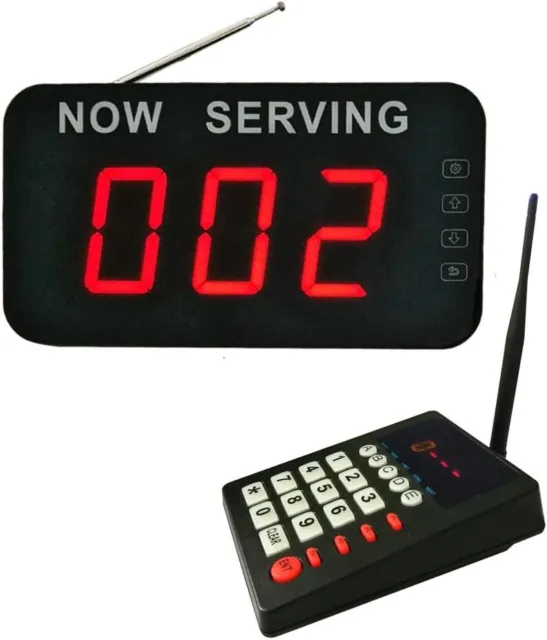 Wireless Queue Calling System Take A Number System Waiting Number Pager Customer