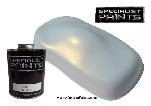 1 Litre of Pearl Gold, Automotive Grade Paint, Urethane Based, Custom Paint