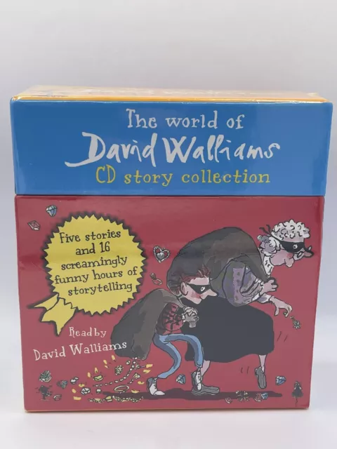 The World of David Walliams CD Story Collection 5 Stories Audio Books Box Set