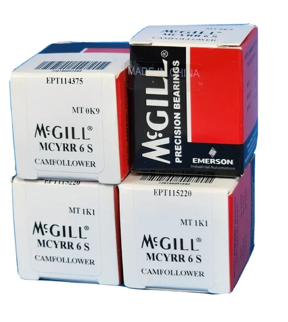 Lot Of 4 Nib Mcgill Mcyrr6S Camfollower Mcyrr-6-S