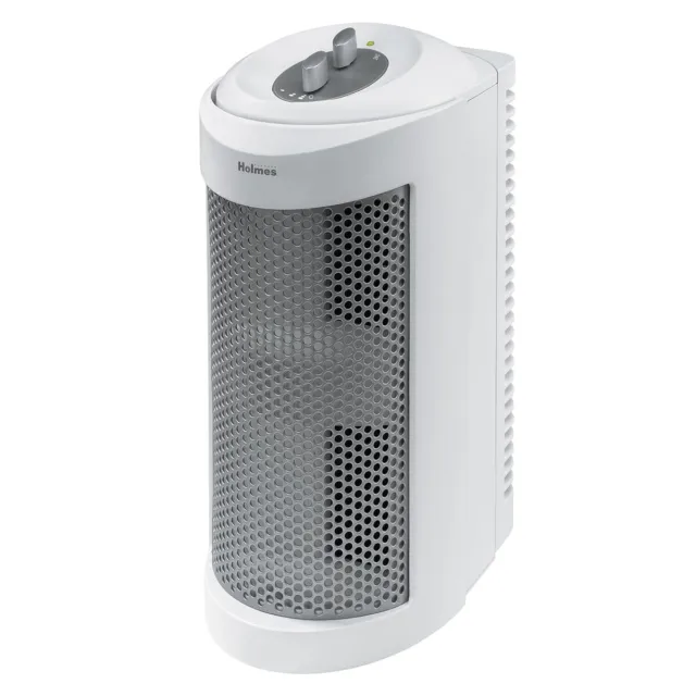 Holmes Allergen Remover Air Purifier Mini-Tower With True HEPA Filter, Three