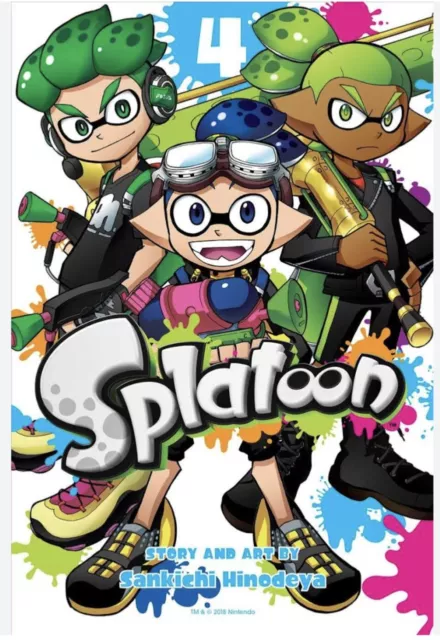 Splatoon Manga Volume 4 - English - Brand New