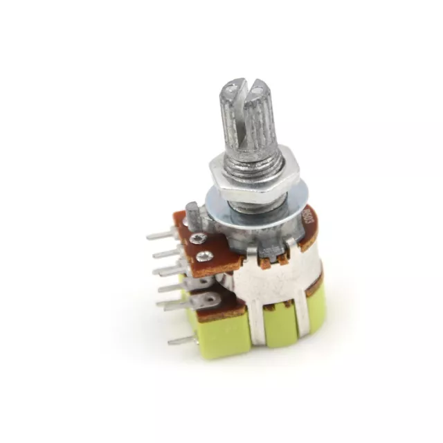 B50K 50K Ohm Dual Linear Taper Volume Control Switches Potentiometer Switch_tu