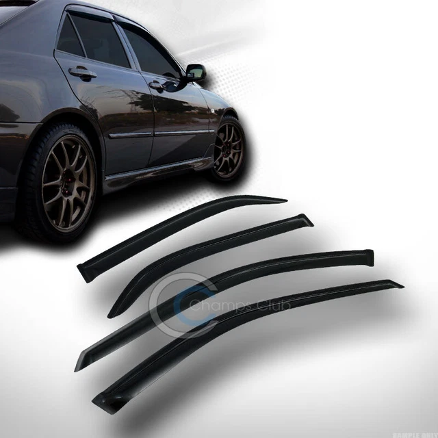 Fits 98-02 Accord 4D 4Dr Sedan Sun/Rain/Wind Guard Shade Deflector Window Visors
