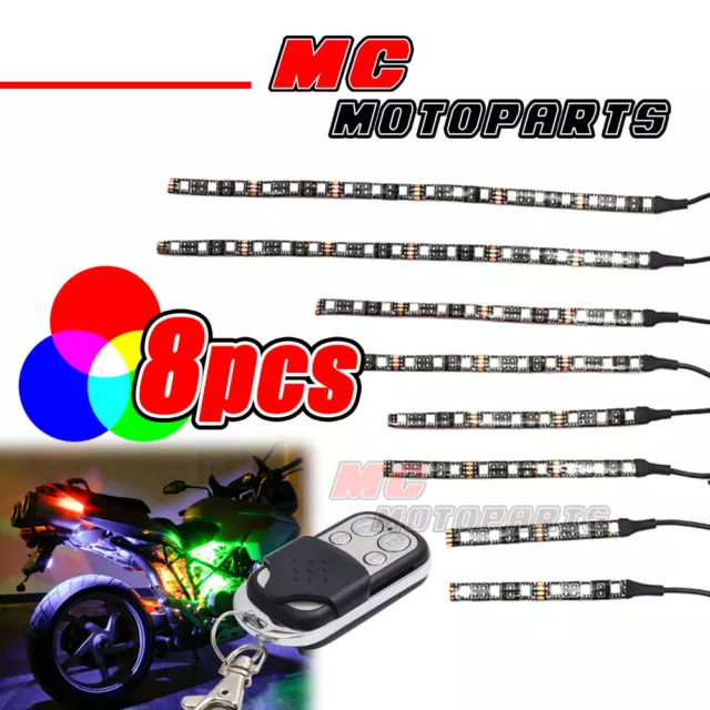 Strobe 12V RGB LED Light Bar x8 For Victory Gunner Jackpot Country