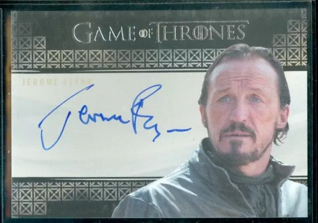 Game of Thrones Valyrian Steel Jerome Flynn  as Bronn Autograph Card