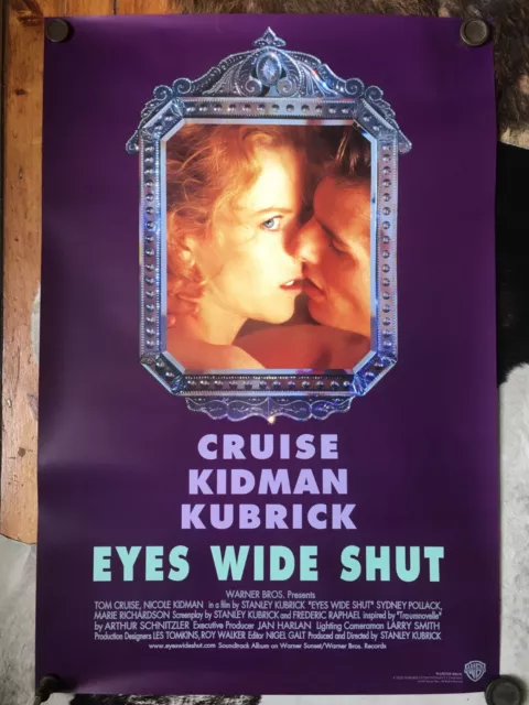 eyes wide shut kubrick original vintage 1999 movie film poster ULTRA RARE