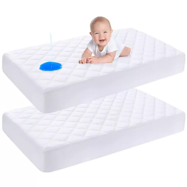 HK Mattress Protector Crib, Mackintosh Bed Sheet for Baby, Rubber Sheet for  Urine Bedwetting, Reusable Mat for Toddler, Washable Bed Pads for