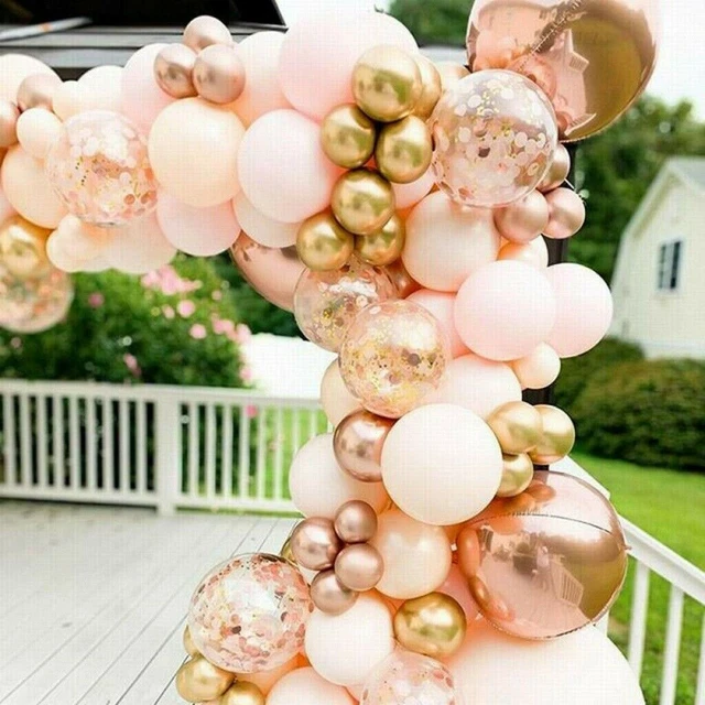 Kit arco palloncino oro rosa macaron Wow Factor garantito 96x palloncini