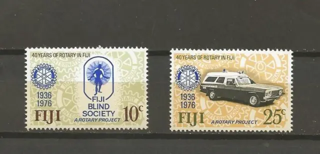 FIJI - 1976 The 40th Anniversary of the Rotary in Fiji  - MUH SET