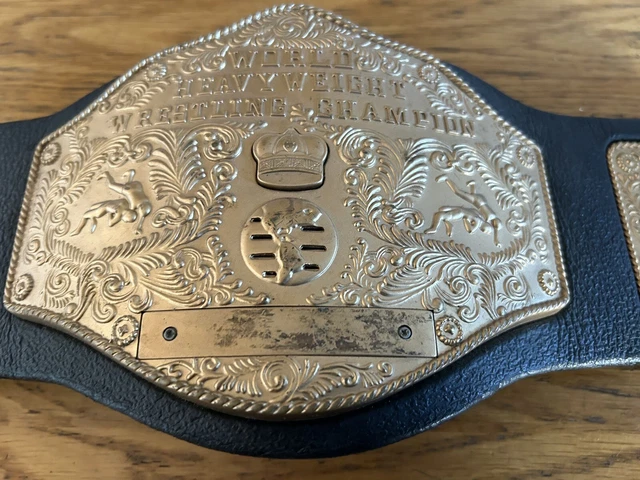 WCW World Heavyweight Championship Wrestling Belt 1998 Manley Toy Quest 2