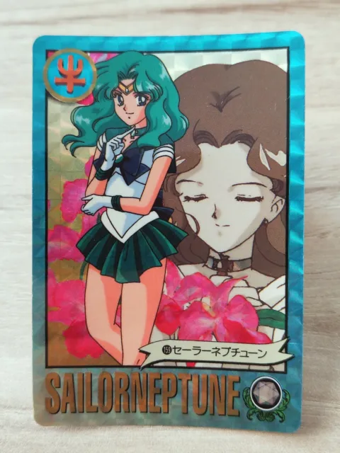 Sailor Moon Q11 Bandai 1994 carddass prism made in japon #159 159 Sailor Neptune