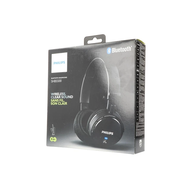 Philips Bluetooth Kopfhörer Over-Ear Wireless Kopfhörer Bluetooth schwarz