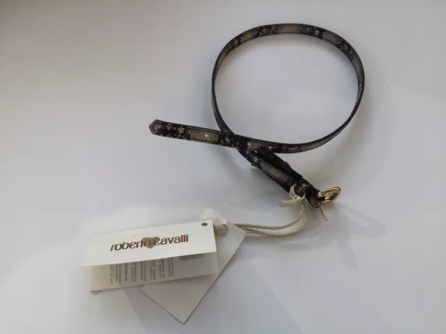 Cintura Stampa Animali Nuova Con Etichette 100% Autentica Roberto Cavalli, bambina designer. 6-12 Mths 2