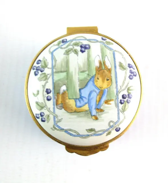 Crummles Royal Doulton Enamel Box - Peter Rabbit  - Beatrix Potter