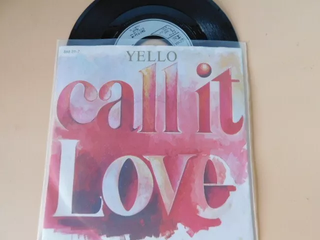 Yello - Call it love - Vinyl 7" Single