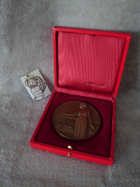 Médaille SOC ARCHITECTES SEINE INFERIEURE & EURE Par Oscar Roty - Argent Plaqué