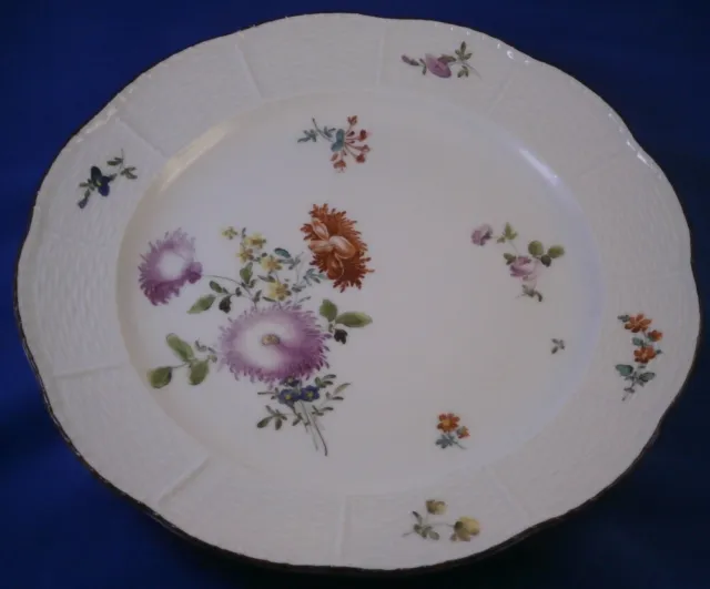 Antique 18thC Royal Vienna Porcelain Floral Plate Porzellan Teller Alt Wien #1 2