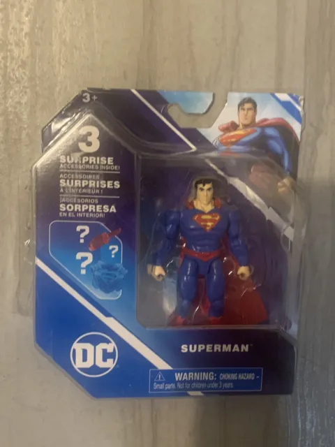 Figura de acción DC Universe Superman 3.75 con accesorios sorpresa nueva