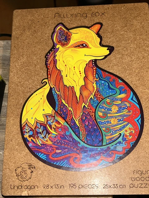 Unidragon Wooden Jigsaw Puzzle Alluring Fox NEW