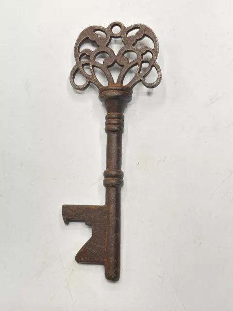 Large Bordello Cast Iron Victorian Skeleton Key Antique Finish SAME DAY SHIPPING 3