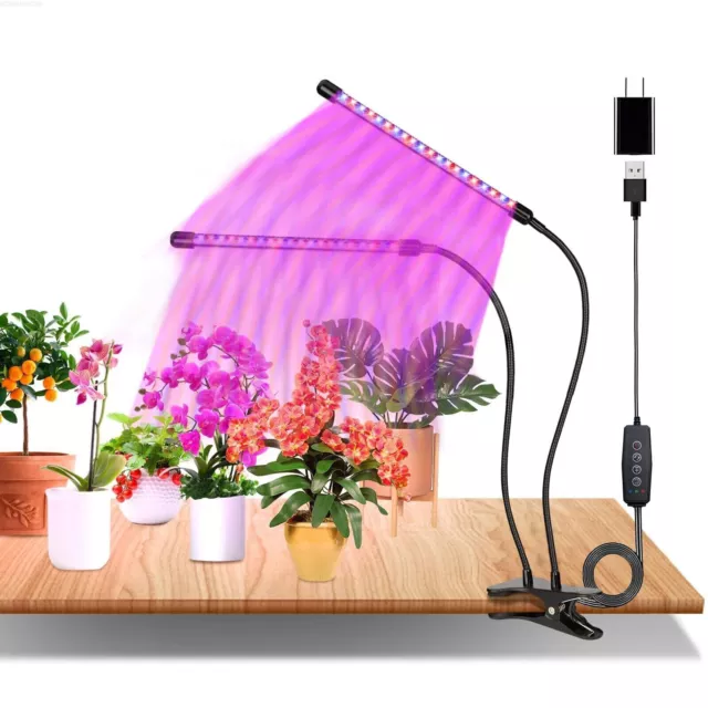 LED Pflanzenlampe Zimmerpflanzen Vollspektrum Grow Panel Pflanzenlicht Flower DE