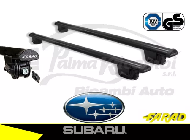 IRON120+SM02 Barras de Techo FARAD Negro Subaru Forester, Justy