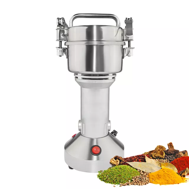 Grain Mill Commercial | Electric Wheat Grinder | 100g  | Stainless Steel