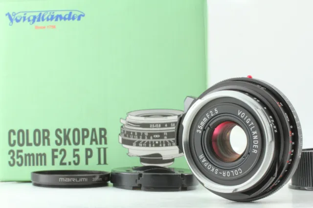 【Top MINT in BOX】 Voigtlander COLOR-SKOPAR 35mm F2.5 P II From JAPAN