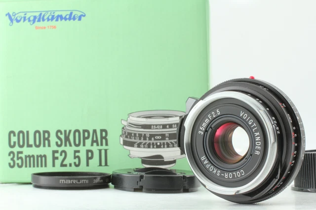 【Top MINT in BOX】 Voigtlander COLOR-SKOPAR 35mm F2.5 P II From JAPAN