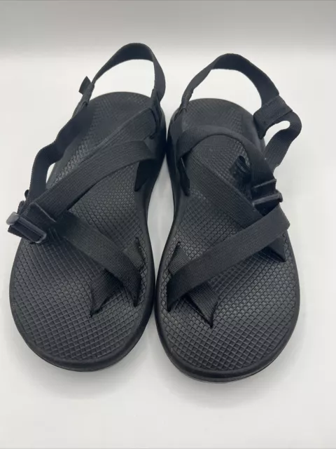 MENS SIZE 11 Chaco solid black sport sandals $21.60 - PicClick