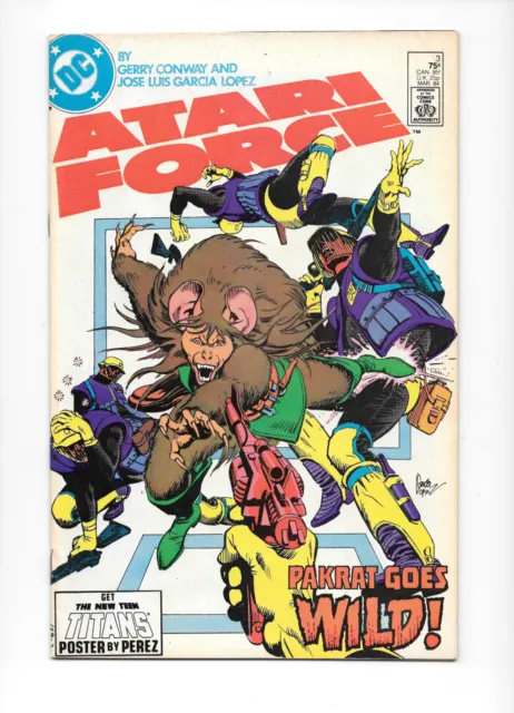 Atari Force #3 1984 VF+ DC Comics