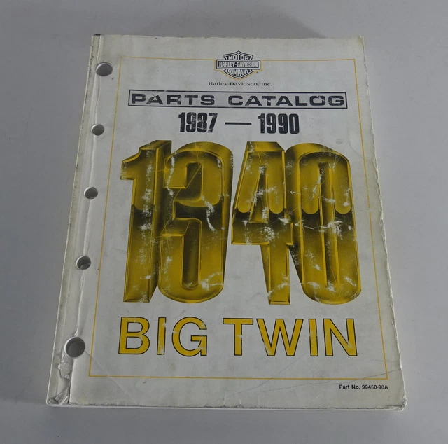 PARTIES CATALOGUE HARLEY Davidson 1340 Big Twin Models 1987 1990 A De