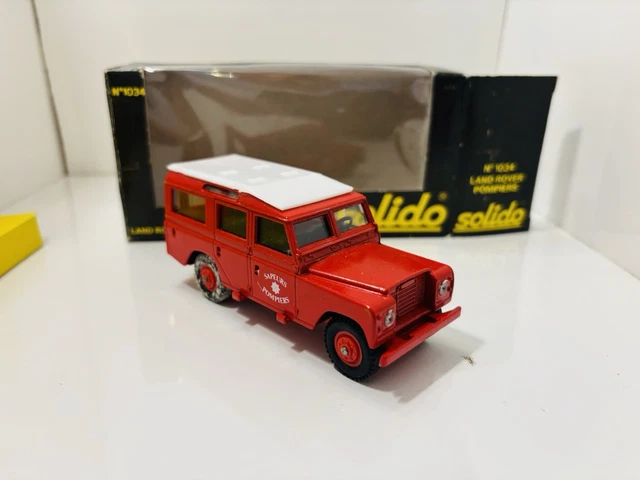 SOLIDE 4811 LAND Rover Pompiers, Die-Cast 1:43 EUR 11,99 SOLIDE 4811 LAND Rover Pompiers, Die-Cast 1:43 EUR 11,99