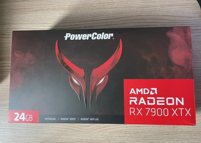 Full Red Gpu POWERCOLOR AMD RADEON RX 7900 XTX Red Devil 24GB GDDR6 Graphics Card ...
