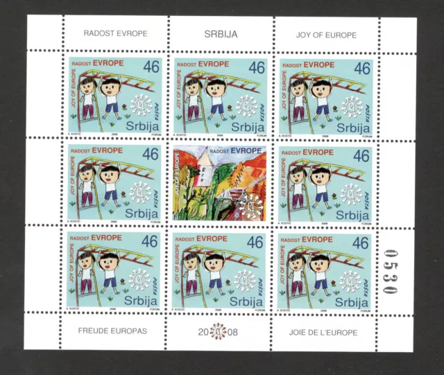 Serbia -Mnh S/S-Joy Of Europe-2008.