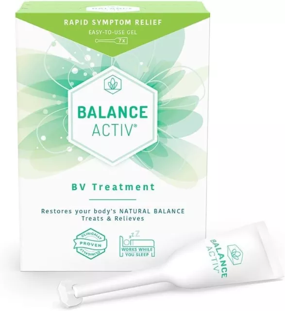 Balance Activ Gel  Vaginal Pessaries Treatment for Women Works Naturally