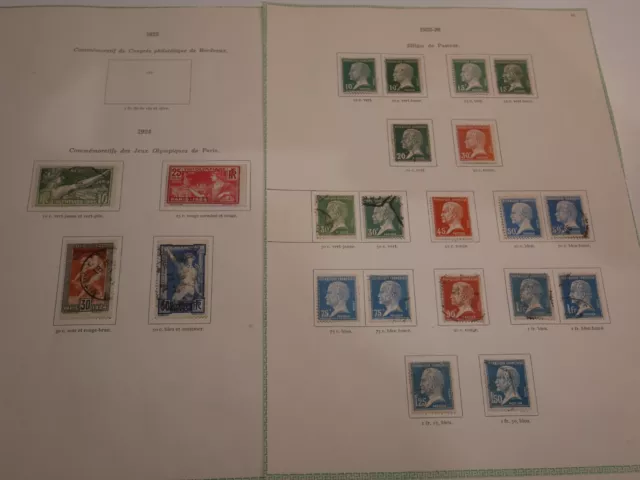 France 22 Timbres Neufs Et Obliteres De 1923 A 26. Bonne Cote