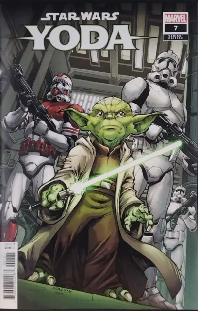 Star Wars Yoda #7 Nauck Variant Marvel 2023 EB38