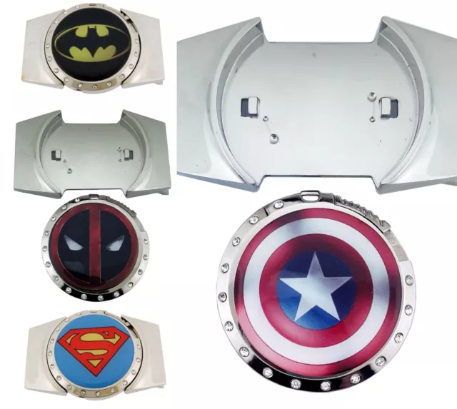 Removable Lighters & Belt Buckle Combo Batman Superman Western Rodeo Styles New
