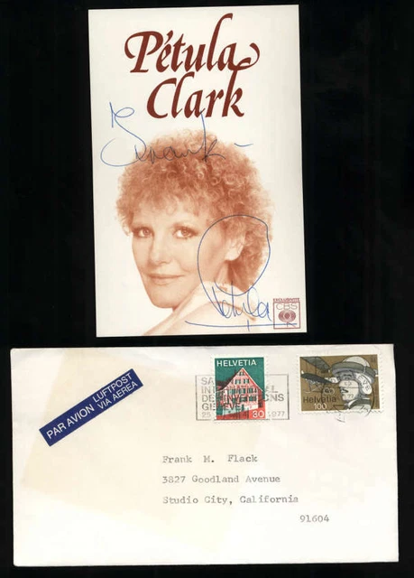 Petula Clark Actress / Singer Composer Signed 3" x 5" Photo