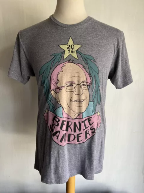 BERNIE SANDERS (2016) Official Presidential Campaign Promo T-Shirt Size Medium