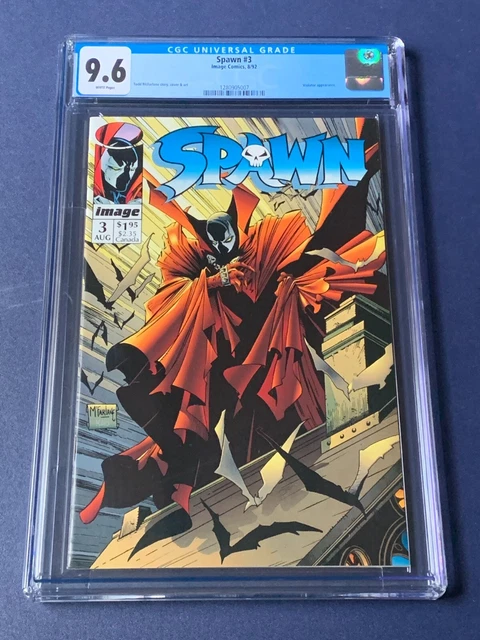 Spawn #3 CGC 9.6 NM+ Violator Appearance 1992 Todd McFarlane Image Comics