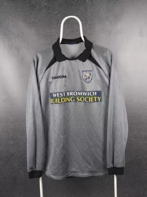 West Bromwich Albion 2003 Torhüter Fußball Shirt Diadora Vintage Trikot