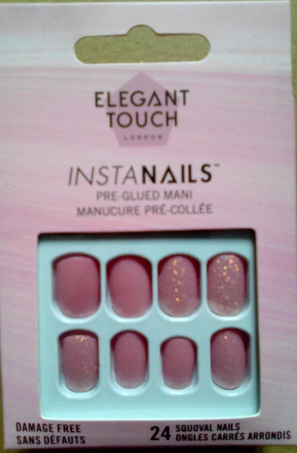 Elegant Touch London Instanails Mani Pre Incollato Oro Ora Unghie False 24 Unghie