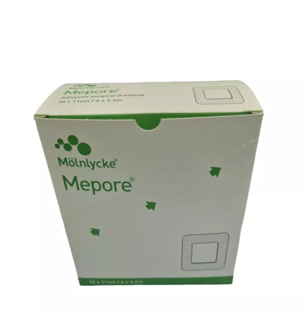 Molynlycke Mepore Adhesive Surgical Dressing 10 x 11cm 4 x 4.4in 40 Pieces