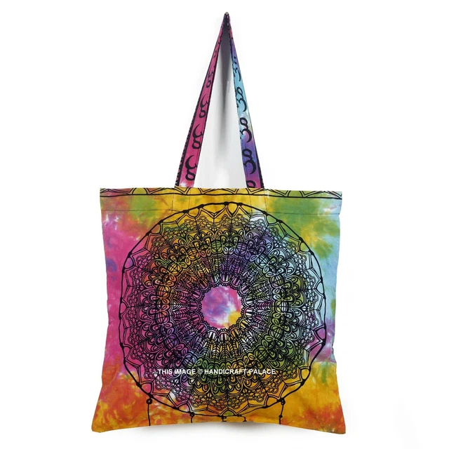 Dream Catcher Multicolore Unisex Borsa Grande Hippie Boemo Festival da Spiaggia