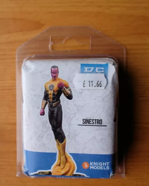 Sinestro ~ 35mm Batman Miniatures Game Figure by Knight Models BNIB with card