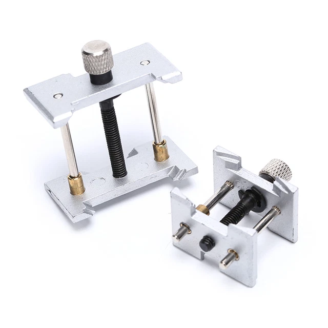 2pcs Watch Case Metal Movement Holder Watchmaker Clamp Repair Tool BDA-wf